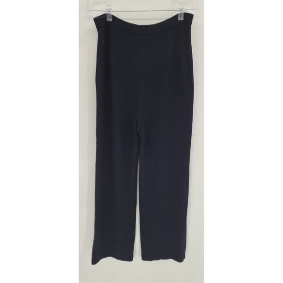 St. John Basics 8 Santana Knit Dress Pant Black VTG Pull On Made in USA 29 x 31 - Picture 4 of 8